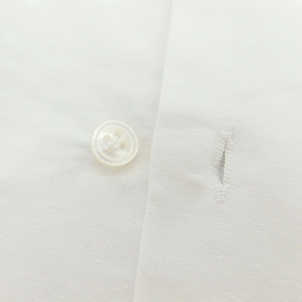 【中古】チリエッロ CIRIELLO コットン ボタンダウン カジュアルシャツ ホワイト【サイズオーダー品(M位)】【 状態ランクB 】【 メンズ 】