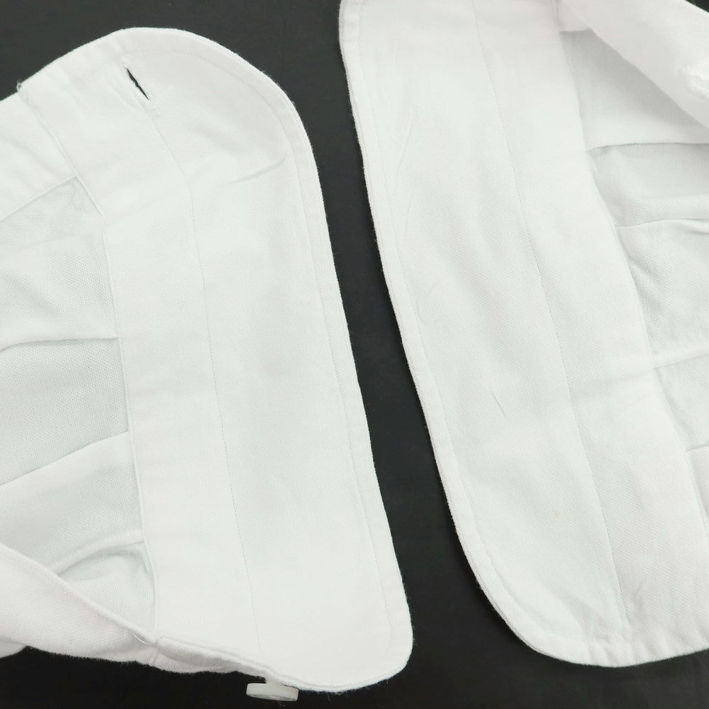 【中古】チリエッロ CIRIELLO コットン ボタンダウン カジュアルシャツ ホワイト【サイズオーダー品(M位)】【 状態ランクB 】【 メンズ 】