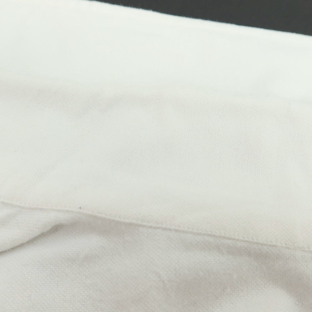 【中古】チリエッロ CIRIELLO コットン ボタンダウン カジュアルシャツ ホワイト【サイズオーダー品(M位)】【 状態ランクB 】【 メンズ 】