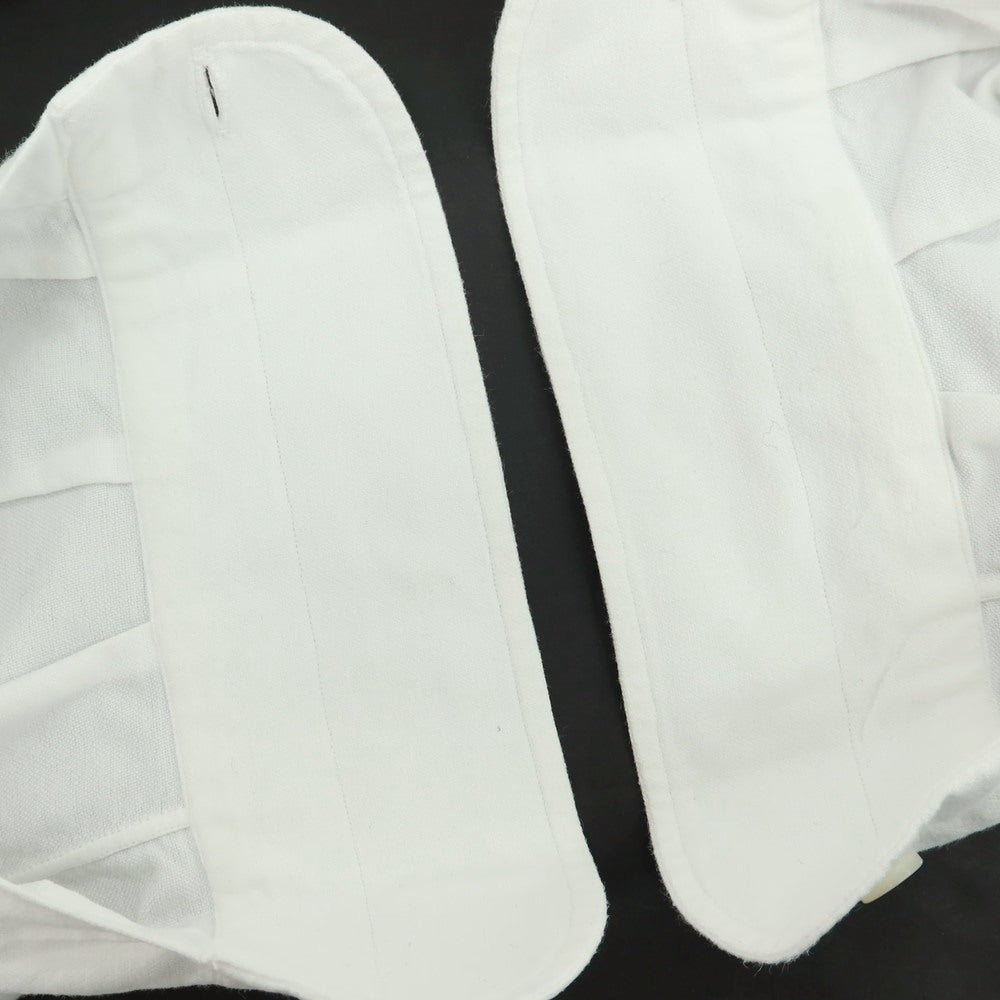 【中古】チリエッロ CIRIELLO コットン ボタンダウン カジュアルシャツ ホワイト【サイズオーダー品(M位)】【 状態ランクB 】【 メンズ 】