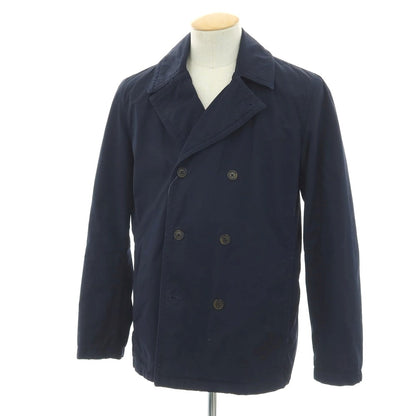 【中古】セーブカーキユナイテッド SAVE KHAKI UNITED コットン ピーコート ライトネイビー【 S 】【 状態ランクC 】【 メンズ 】