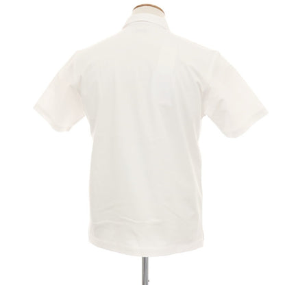 【中古】ユナイテッドアローズ UNITED ARROWS コットンポリエステル ジャージー 半袖ポロシャツ ホワイト【サイズM】【 状態ランクB 】【 メンズ 】