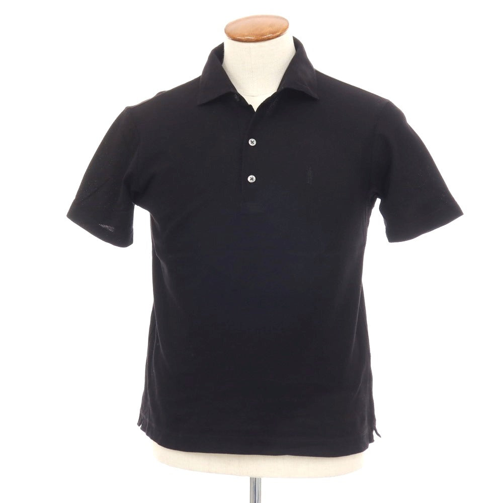 【SALE30%OFF/返品不可】【中古】マッキントッシュ ロンドン MACKINTOSH LONDON コットン 半袖ポロシャツ ブラック【 サイズM 】【 状態ランクB 】【 メンズ 】 [APD]