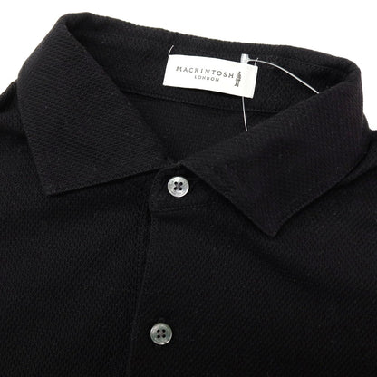 【SALE30%OFF/返品不可】【中古】マッキントッシュ ロンドン MACKINTOSH LONDON コットン 半袖ポロシャツ ブラック【 サイズM 】【 状態ランクB 】【 メンズ 】 [APD]