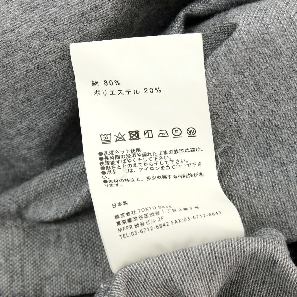 【中古】ユナイテッドトウキョウ UNITED TOKYO コットンポリエステル ボタンダウン 半袖シャツ グレー【サイズ2】【 状態ランクB 】【 メンズ 】[CPD]