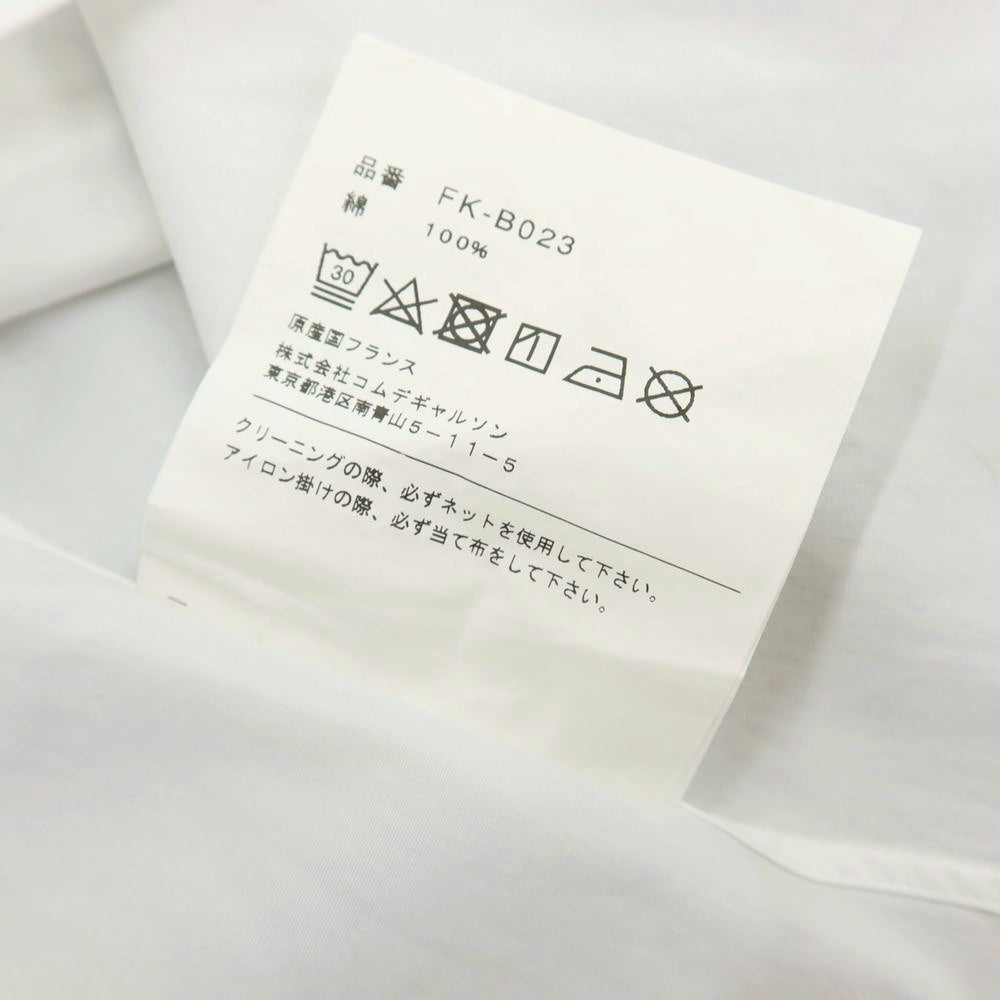 【中古】コムデギャルソンシャツ COMME des GARCONS SHIRT 2023年春夏 コットン レギュラーカラー カジュアルシャツ ホワイト【サイズS】【 状態ランクB 】【 メンズ 】