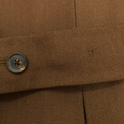 【中古】カルーゾ CARUSO ウール ダブルブレストコート ブラウン【 44 】【 状態ランクC 】【 メンズ 】