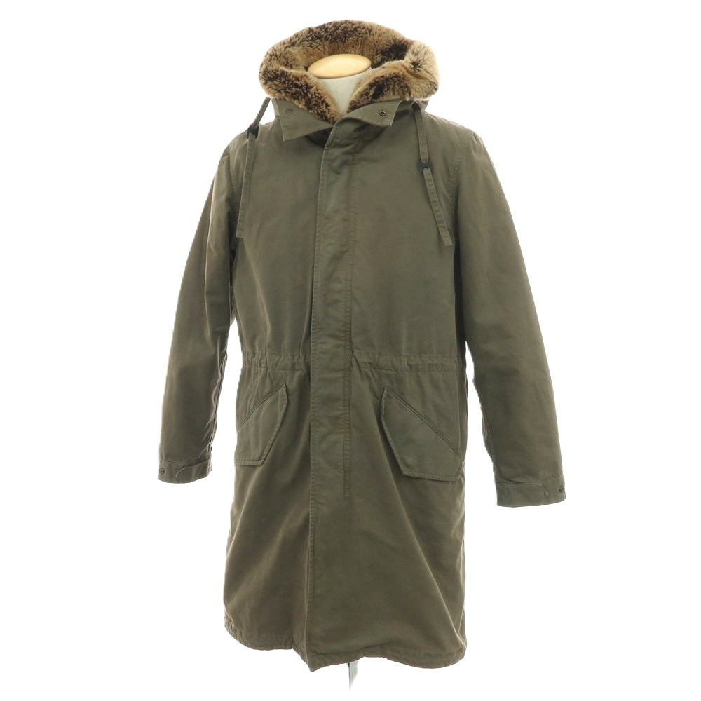 【中古】アスペジ ASPESI コットン モッズコート オリーブグリーン【 サイズXS 】【 状態ランクB 】【 メンズ 】 [APD]