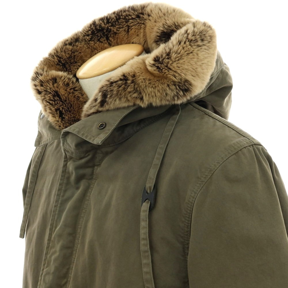 【中古】アスペジ ASPESI コットン モッズコート オリーブグリーン【 XS 】【 状態ランクB 】【 メンズ 】