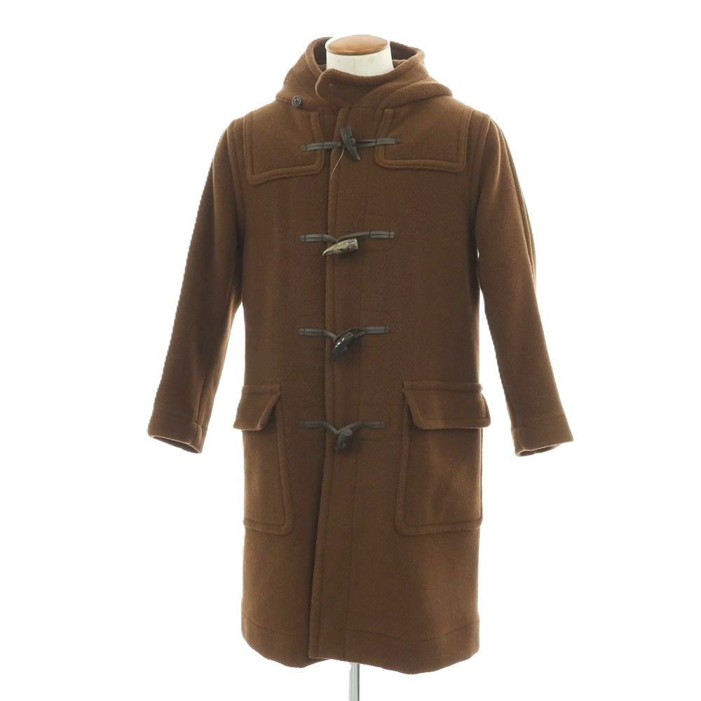 【中古】インバーティア INVERTERE ウール ヘリンボーン ダッフルコート ブラウン【 36 】【 状態ランクB 】【 メンズ 】