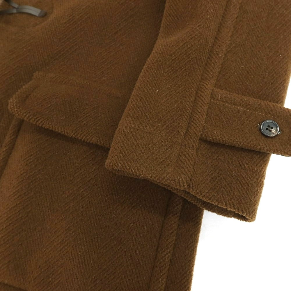 【中古】インバーティア INVERTERE ウール ヘリンボーン ダッフルコート ブラウン【 36 】【 状態ランクB 】【 メンズ 】