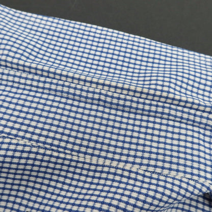 【中古】スティレ ラティーノ STILE LATINO コットン チェック レギュラーカラー ドレスシャツ ホワイトxネイビー【サイズ39】【 状態ランクC 】【 メンズ 】