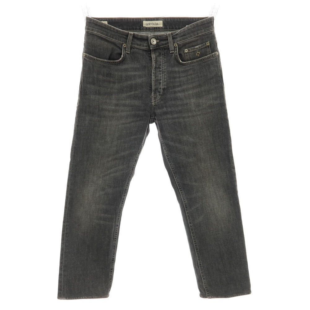【中古】シビリア SIVIGLIA ストレッチ デニムパンツ グレー【 サイズ32 】【 状態ランクB 】【 メンズ 】 [APD]