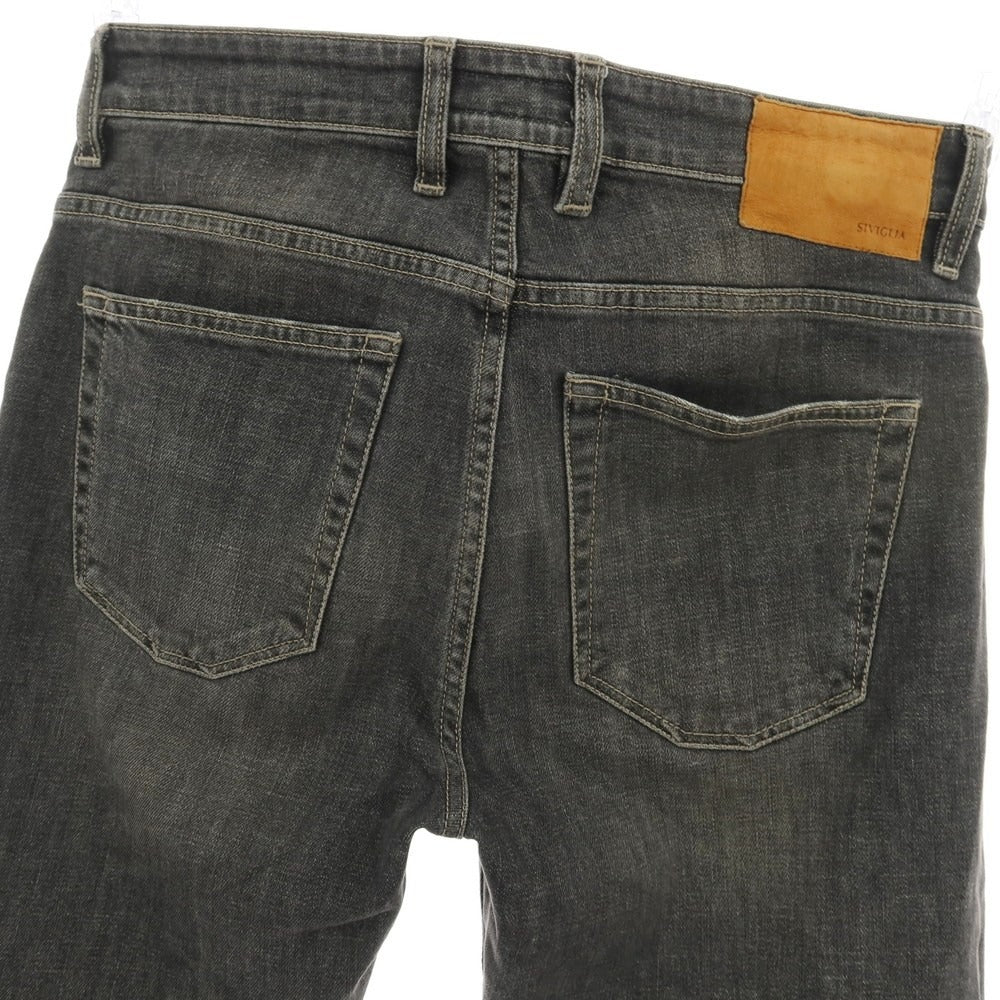 【中古】シビリア SIVIGLIA ストレッチ デニムパンツ グレー【サイズ32】【 状態ランクB 】【 メンズ 】