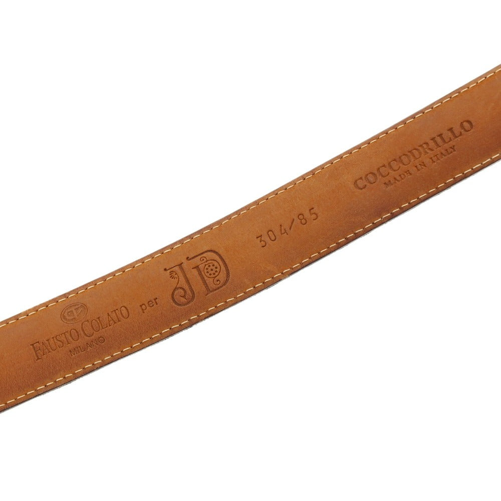 【中古】ファウスト コラート Fausto Colato ベルト ダークネイビー【 85 】【 状態ランクD 】【 メンズ 】