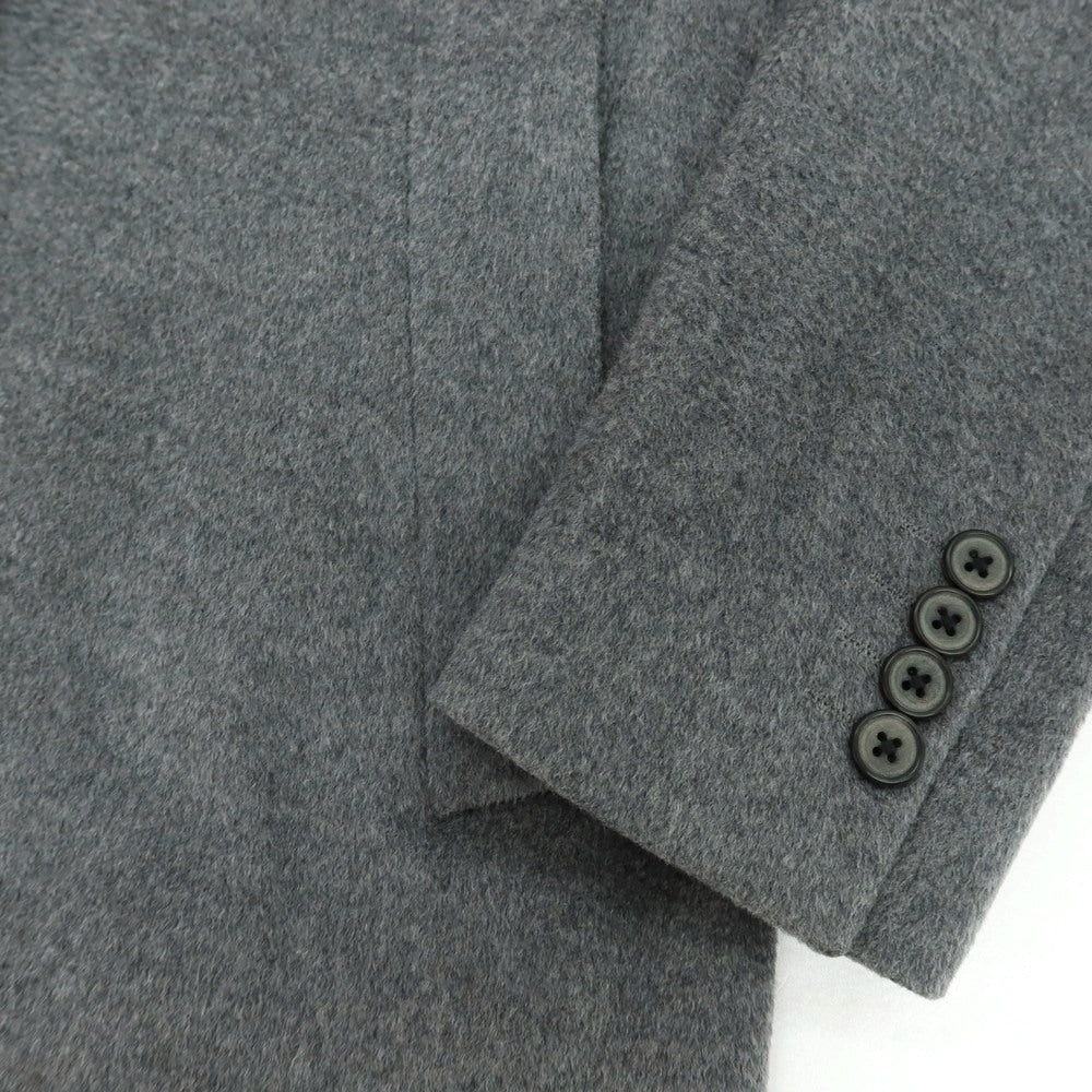 【中古】エストネーション ESTNATION ウール チェスターフィールドコート グレー【 46 】【 状態ランクB 】【 メンズ 】