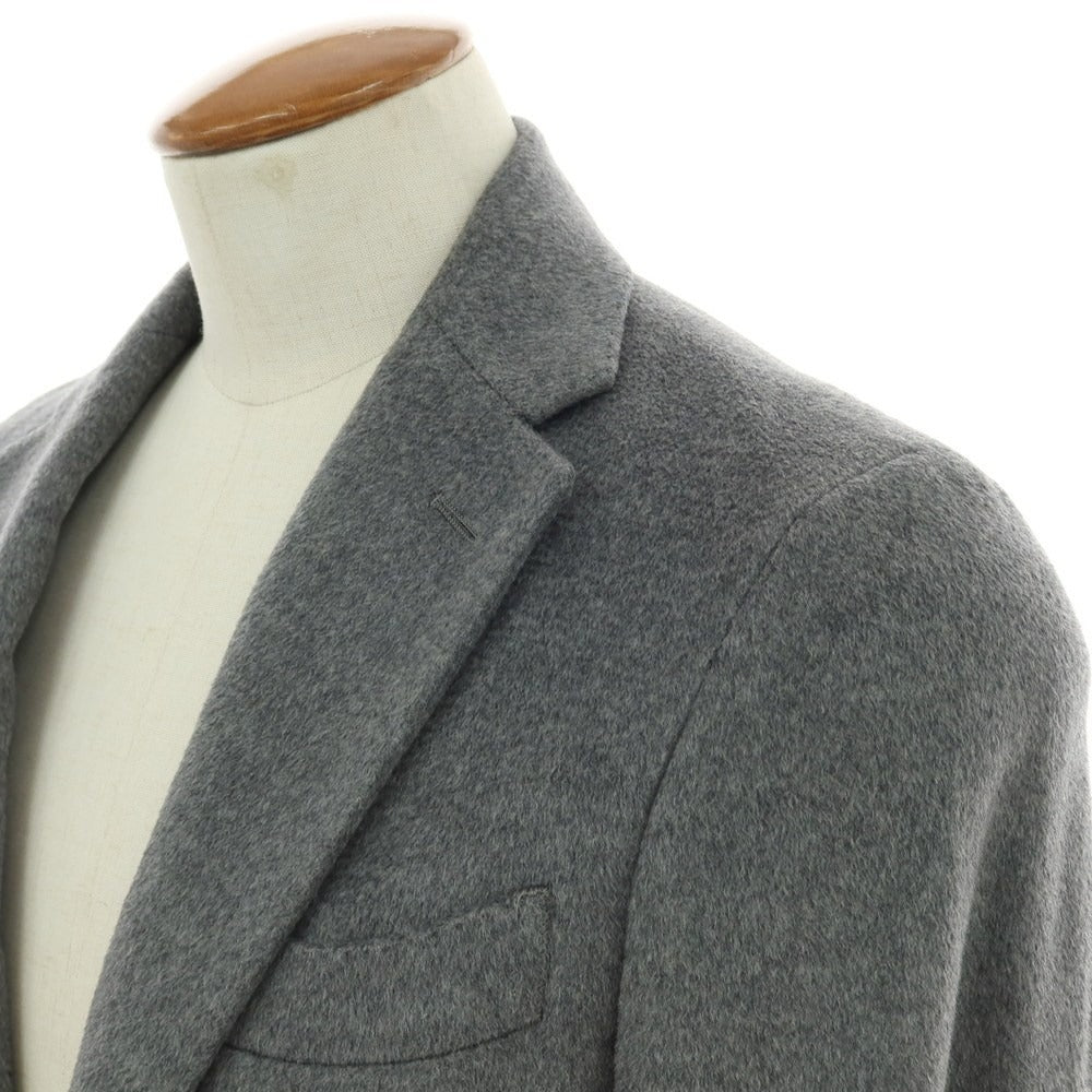 【中古】エストネーション ESTNATION ウール チェスターフィールドコート グレー【 46 】【 状態ランクB 】【 メンズ 】