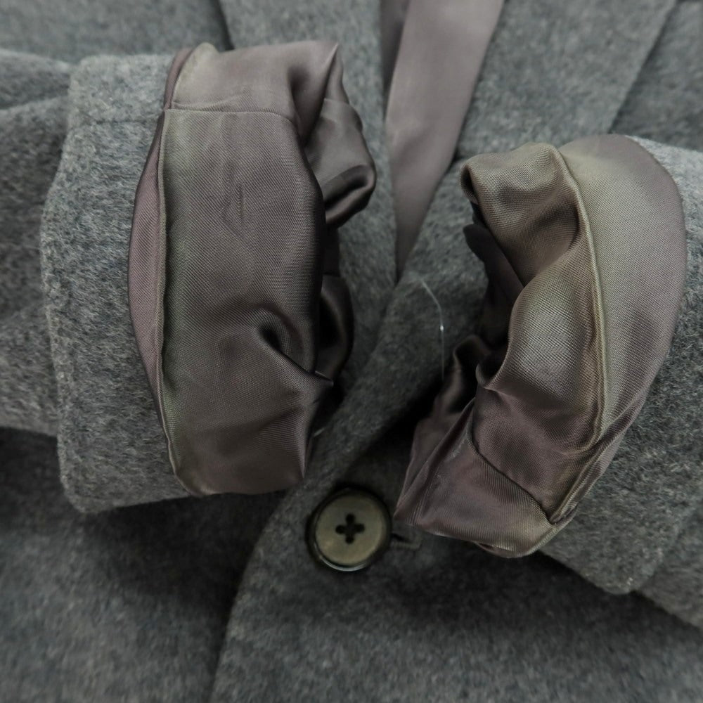 【中古】エストネーション ESTNATION ウール チェスターフィールドコート グレー【 46 】【 状態ランクB 】【 メンズ 】