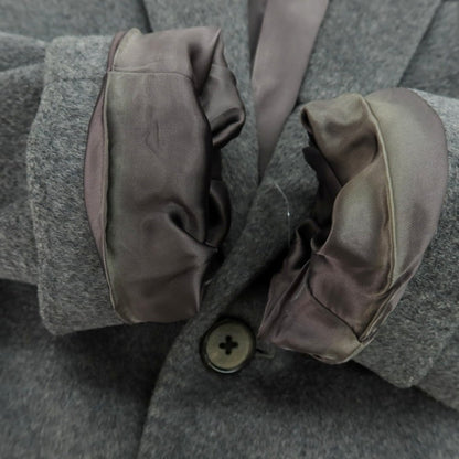 【中古】エストネーション ESTNATION ウール チェスターフィールドコート グレー【 46 】【 状態ランクB 】【 メンズ 】