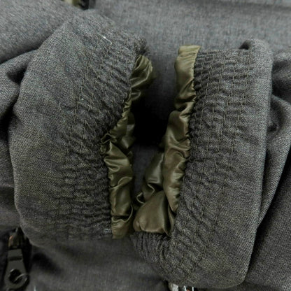 【中古】デュベティカ DUVETICA ウールカシミヤ フルジップ フーデッド ダウンジャケット グレー【 48 】【 状態ランクD 】【 メンズ 】