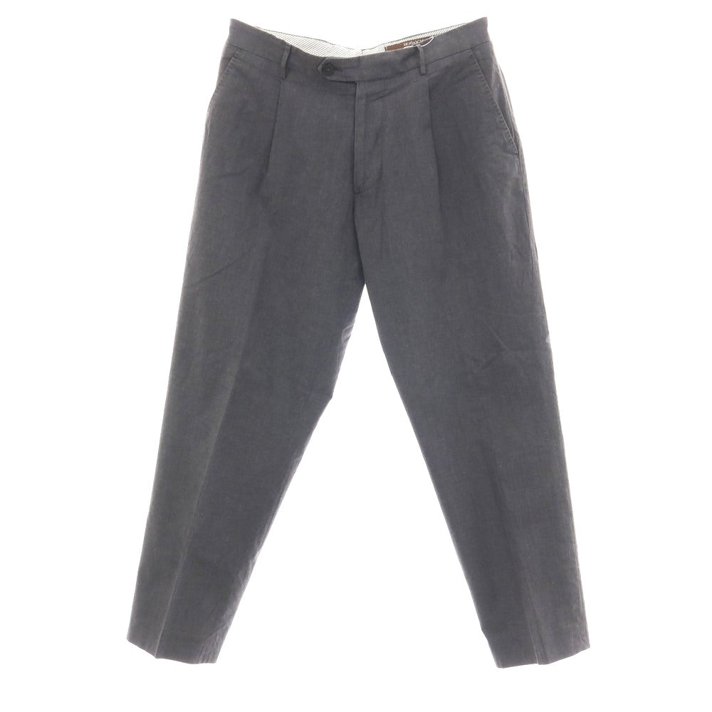 【中古】ベルウィッチ BERWICH sake 1p ストレッチ コットン カジュアルスラックスパンツ グレー【サイズ46】【 状態ランクB 】【 メンズ 】