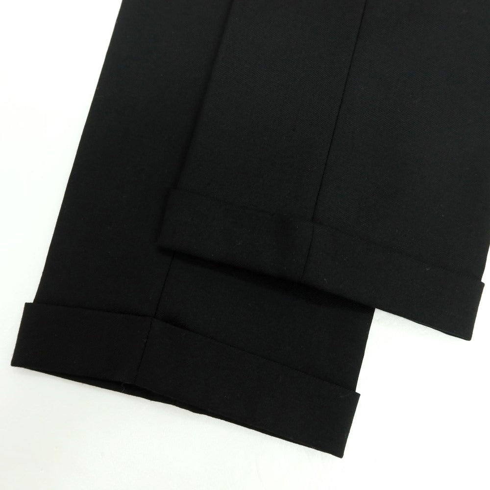 【中古】ベルウィッチ BERWICH ポリエステルウール イージースラックスパンツ ブラック【サイズ46】【 状態ランクB 】【 メンズ 】