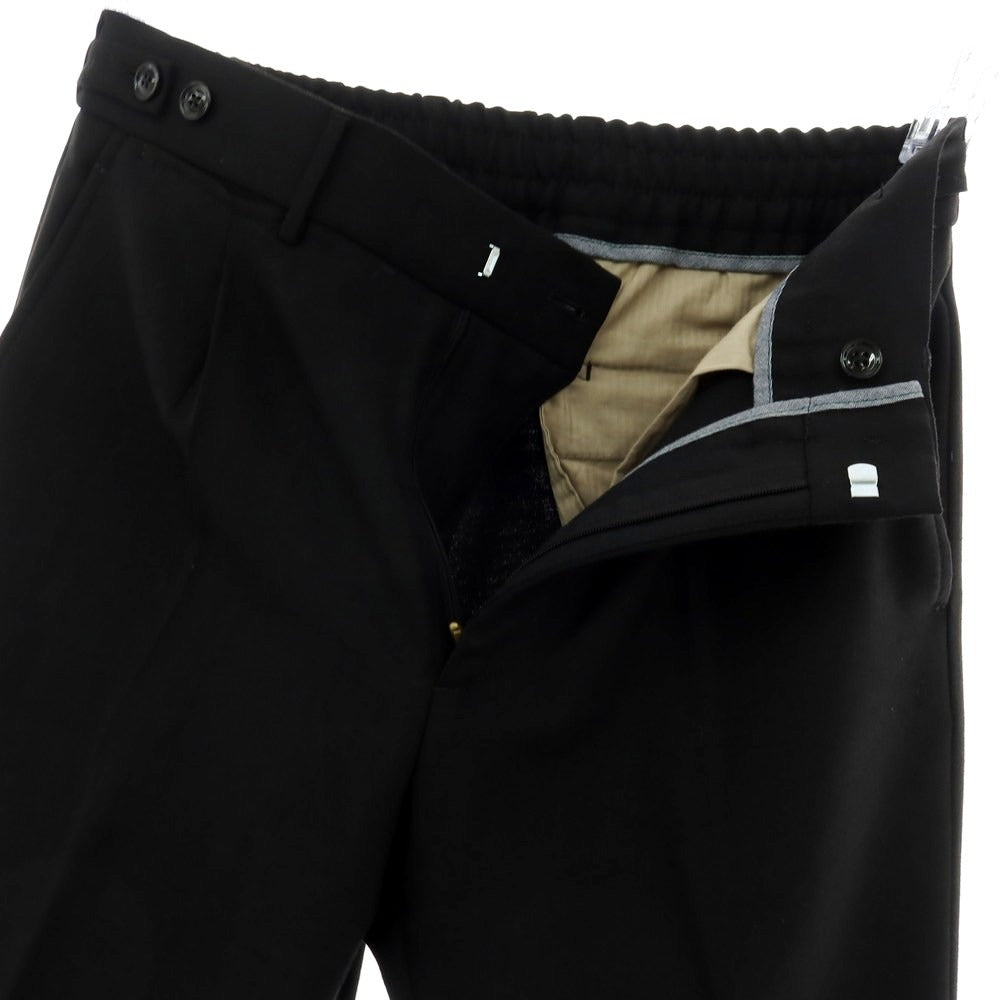 【中古】ベルウィッチ BERWICH ポリエステルウール イージースラックスパンツ ブラック【サイズ46】【 状態ランクB 】【 メンズ 】