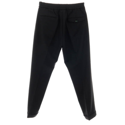 【中古】ベルウィッチ BERWICH ポリエステルウール イージースラックスパンツ ブラック【サイズ46】【 状態ランクB 】【 メンズ 】