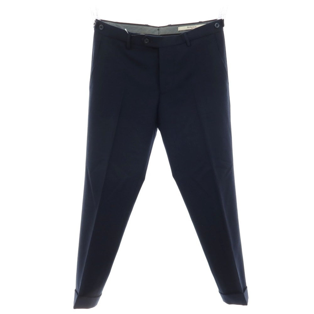 【中古】ベルウィッチ BERWICH ウール カジュアルスラックスパンツ ネイビー【サイズ46】【 状態ランクC 】【 メンズ 】