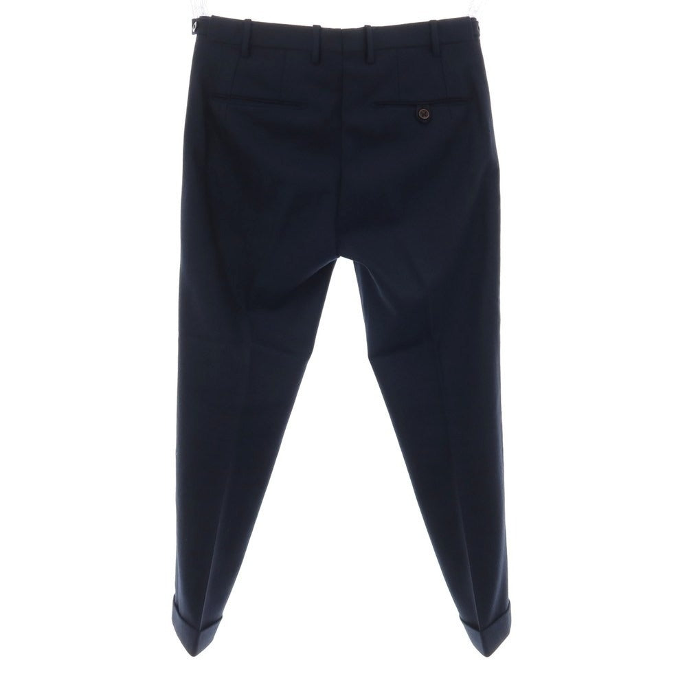 【中古】ベルウィッチ BERWICH ウール カジュアルスラックスパンツ ネイビー【サイズ46】【 状態ランクC 】【 メンズ 】