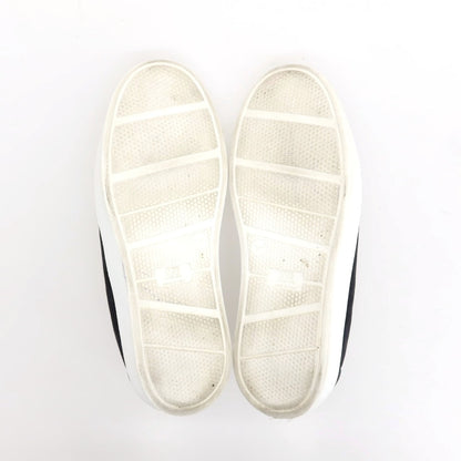 【中古】ファビアーノリッチ FABIANO RICCI ×Pernoi スエード スリッポンスニーカー ネイビー【サイズ40】【 状態ランクB 】【 メンズ 】