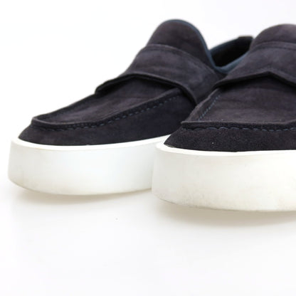 【中古】ファビアーノリッチ FABIANO RICCI ×Pernoi スエード スリッポンスニーカー ネイビー【サイズ40】【 状態ランクB 】【 メンズ 】