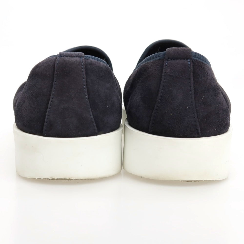 【中古】ファビアーノリッチ FABIANO RICCI ×Pernoi スエード スリッポンスニーカー ネイビー【サイズ40】【 状態ランクB 】【 メンズ 】