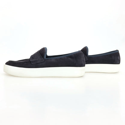 【中古】ファビアーノリッチ FABIANO RICCI ×Pernoi スエード スリッポンスニーカー ネイビー【サイズ40】【 状態ランクB 】【 メンズ 】