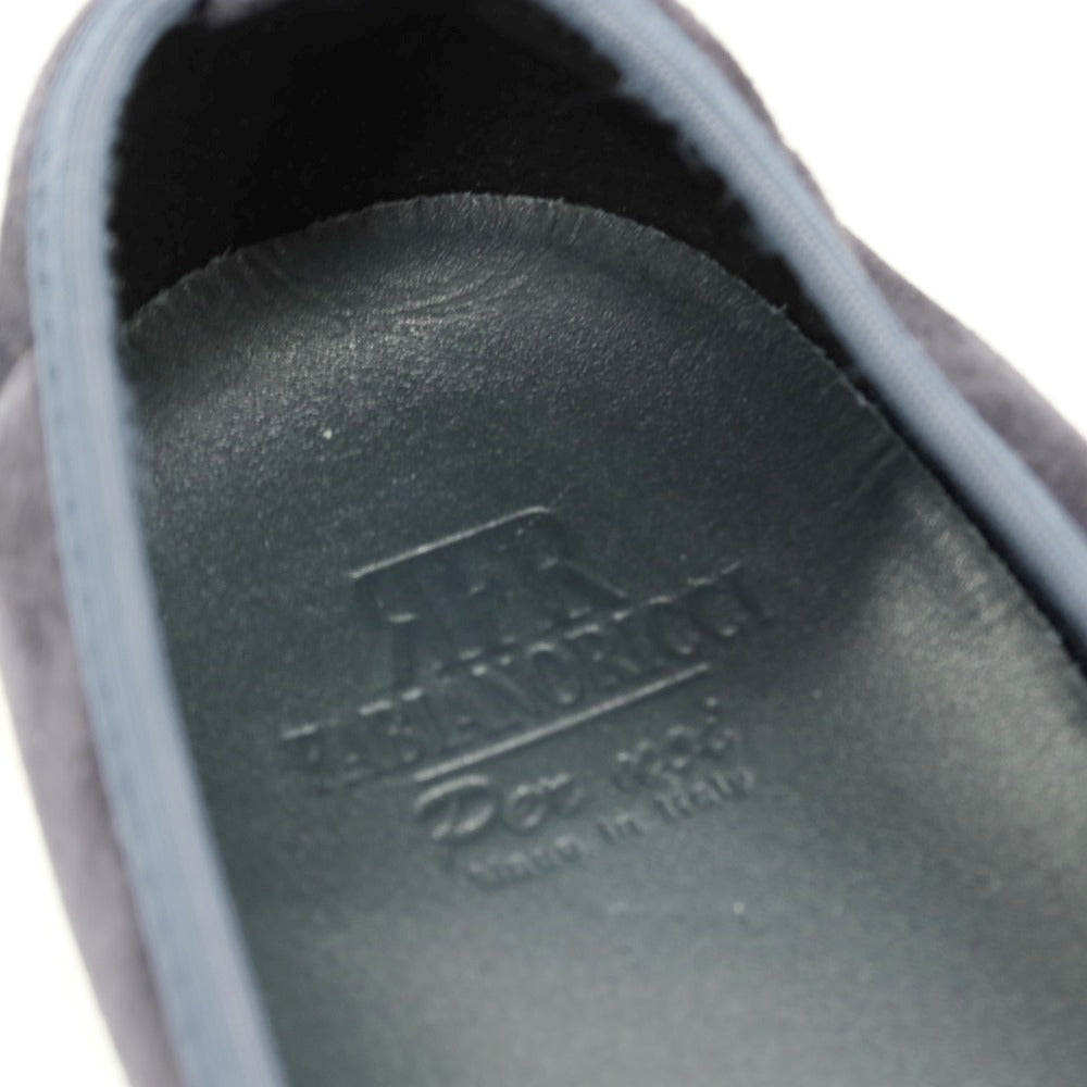 【中古】ファビアーノリッチ FABIANO RICCI ×Pernoi スエード スリッポンスニーカー ネイビー【サイズ40】【 状態ランクB 】【 メンズ 】