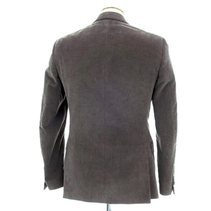 【中古】ラルディーニ LARDINI コットン コーデュロイ 2B カジュアルジャケット ウォームグレー【 46 】【 状態ランクC 】【 メンズ 】
