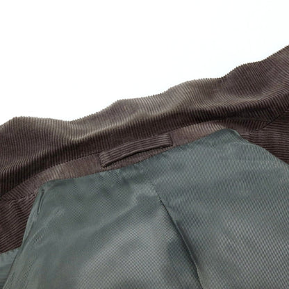 【中古】ラルディーニ LARDINI コットン コーデュロイ 2B カジュアルジャケット ウォームグレー【 46 】【 状態ランクC 】【 メンズ 】