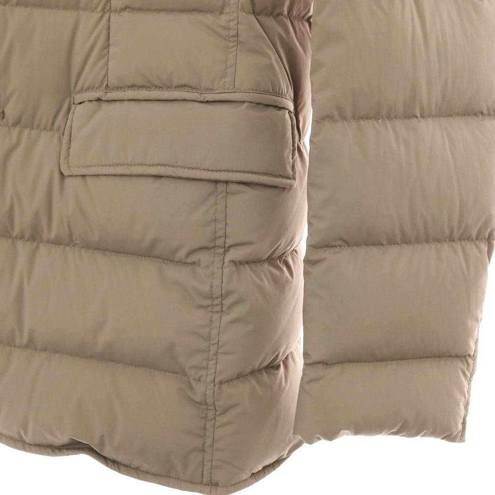 【中古】ヘルノ Herno ナイロンポリウレタン ダウンジャケット ダークベージュ【サイズ46】【 状態ランクB 】【 メンズ 】