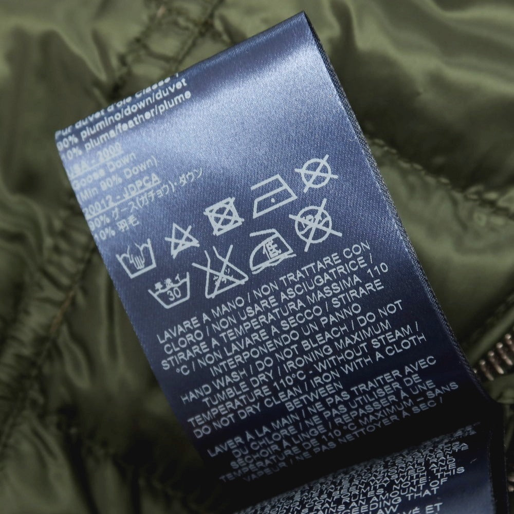 【中古】ヘルノ Herno リバーシブル ナイロン スタンドカラー ダブルジップ ダウンベスト ブルゾン ネイビーxグリーン【サイズ48】【 状態ランクB 】【 メンズ 】