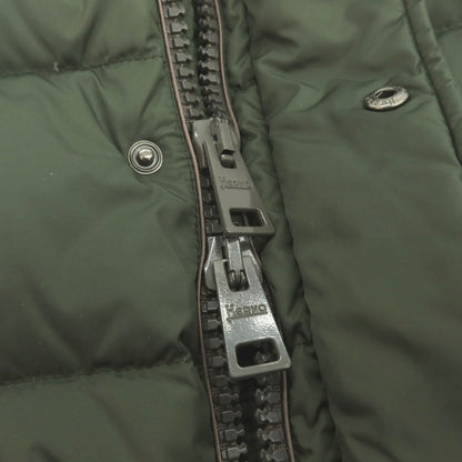 【中古】ヘルノ Herno POLAR-TECH ナイロン フーデッド ダウンコート グリーン【サイズ46】【 状態ランクB 】【 メンズ 】
