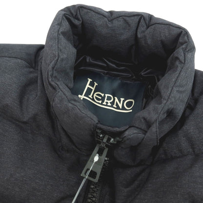 【中古】ヘルノ Herno POLAR-TECH ナイロンポリエステル ダウンコート ダークグレー【サイズ48】【 状態ランクB 】【 メンズ 】