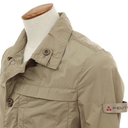 【中古】ピューテリー PEUTEREY ポリエステルナイロン ステンカラーコート ベージュ【サイズ46】【 状態ランクC 】【 メンズ 】