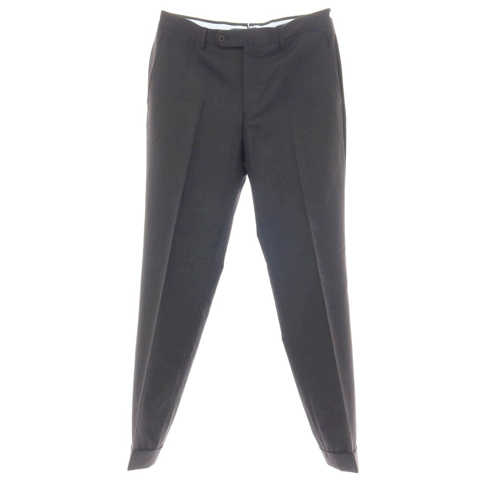 【中古】インコテックス INCOTEX SUPER100’S ウール ドレススラックスパンツ チャコール【サイズ46】【 状態ランクD 】【 メンズ 】