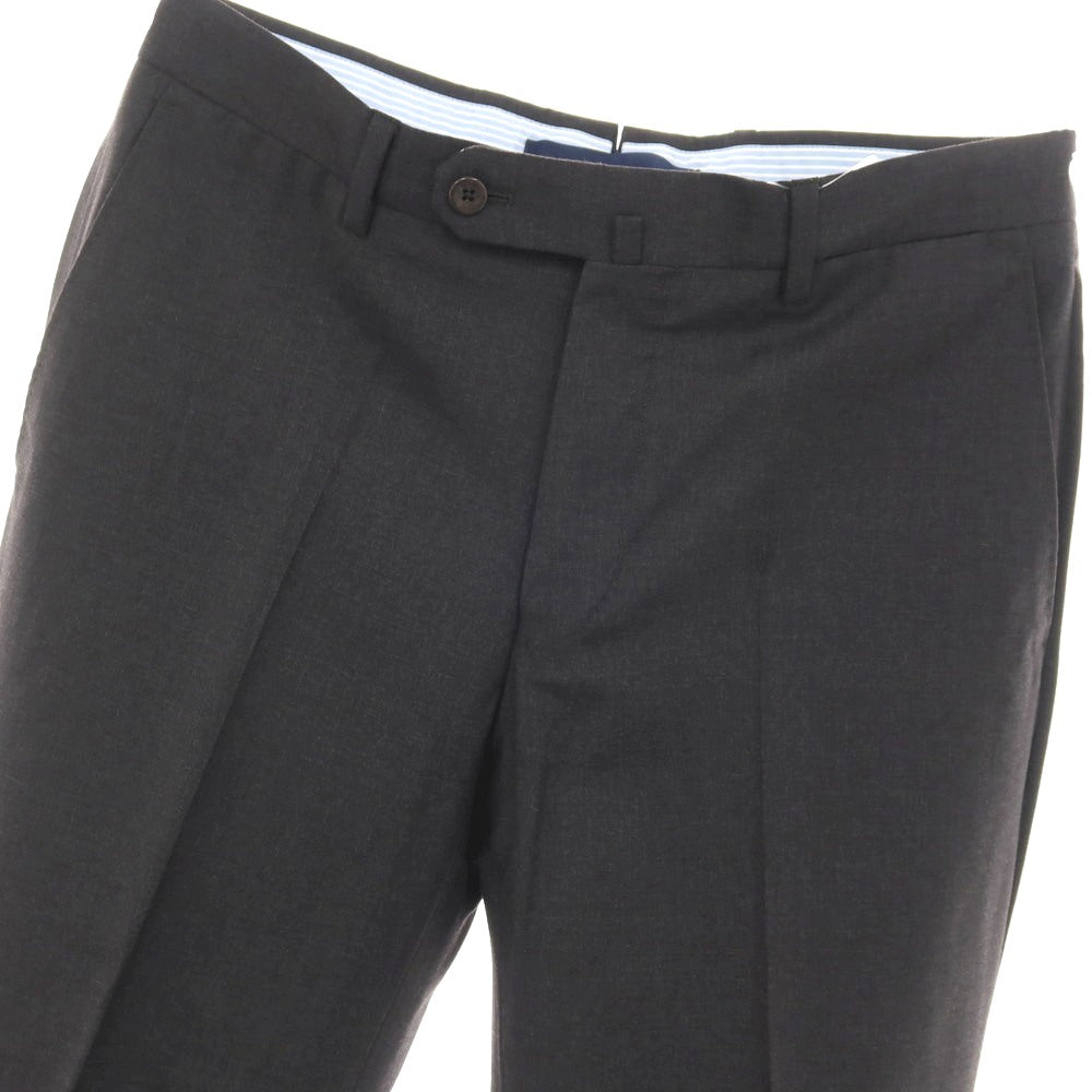 【中古】インコテックス INCOTEX SUPER100’S ウール ドレススラックスパンツ チャコール【サイズ46】【 状態ランクD 】【 メンズ 】
