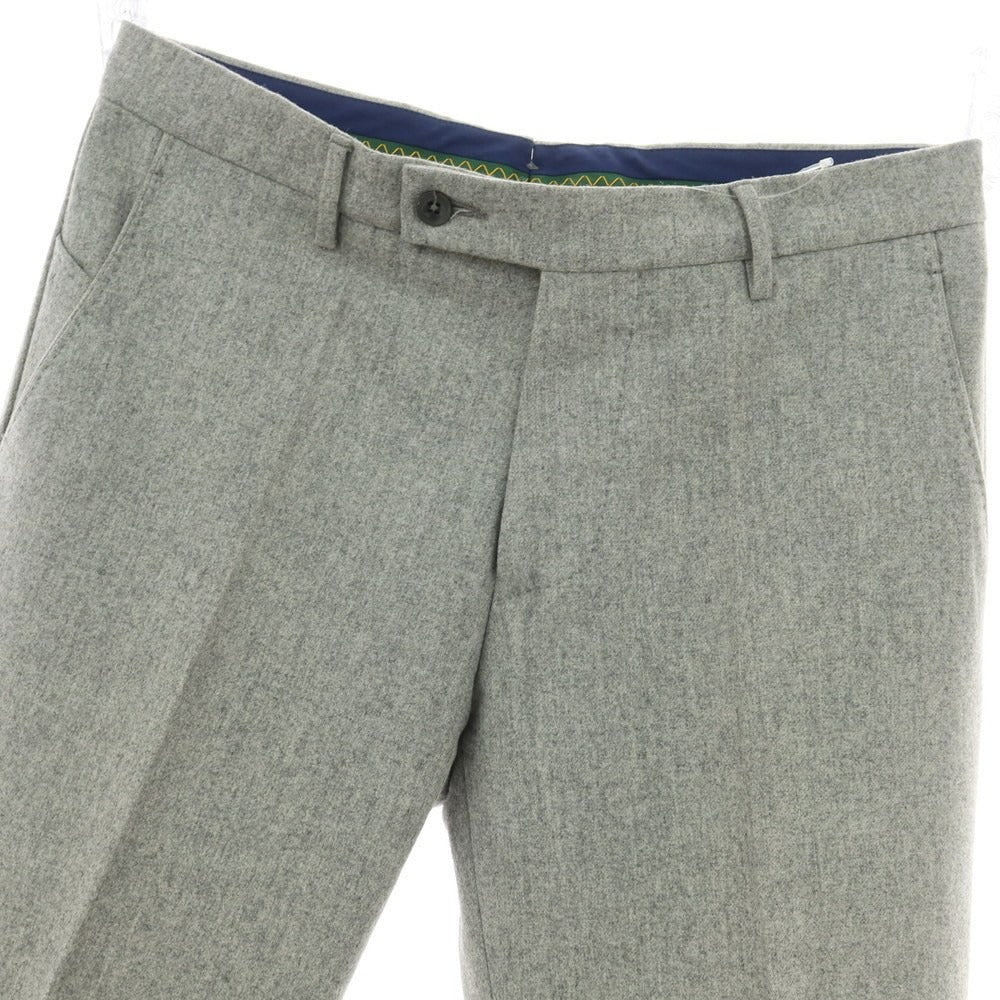 【中古】ベルウィッチ BERWICH ウール ドレススラックスパンツ ライトグレー【サイズ46】【 状態ランクC 】【 メンズ 】