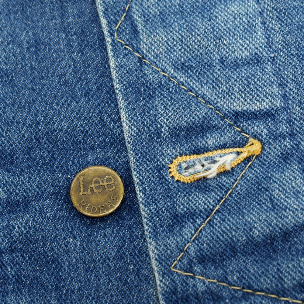 【中古】リー Lee コットン デニムジャケット ブルー【 サイズ36 】【 状態ランクC 】【 メンズ 】 [APD]