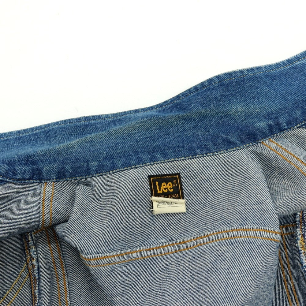 【中古】リー Lee コットン デニムジャケット ブルー【 サイズ36 】【 状態ランクC 】【 メンズ 】 [APD]