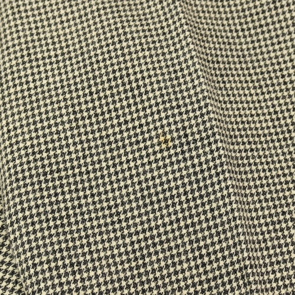 【中古】ポロ ラルフローレン Polo Ralph Lauren ウールリネン ハウンドトゥース カジュアルスラックスパンツ グレーxアイボリー【サイズ76】【 状態ランクC 】【 メンズ 】