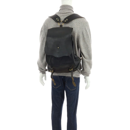 【中古】ビルアンバーグ Bill Amberg レザー バックパック・リュック ブラック【 状態ランクD 】【 メンズ 】