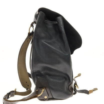 【中古】ビルアンバーグ Bill Amberg レザー バックパック・リュック ブラック【 状態ランクD 】【 メンズ 】